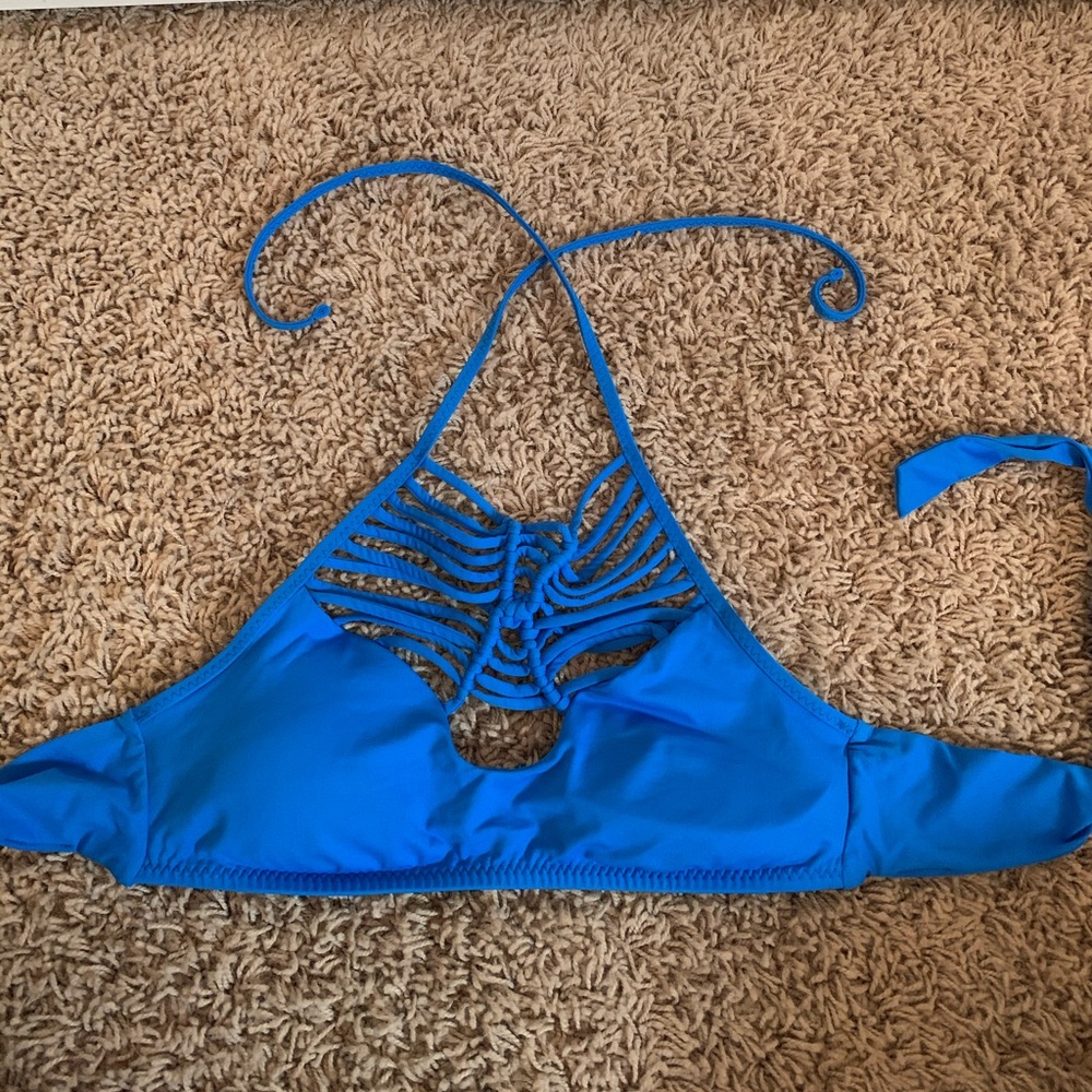 Blue Becca Bikini Top